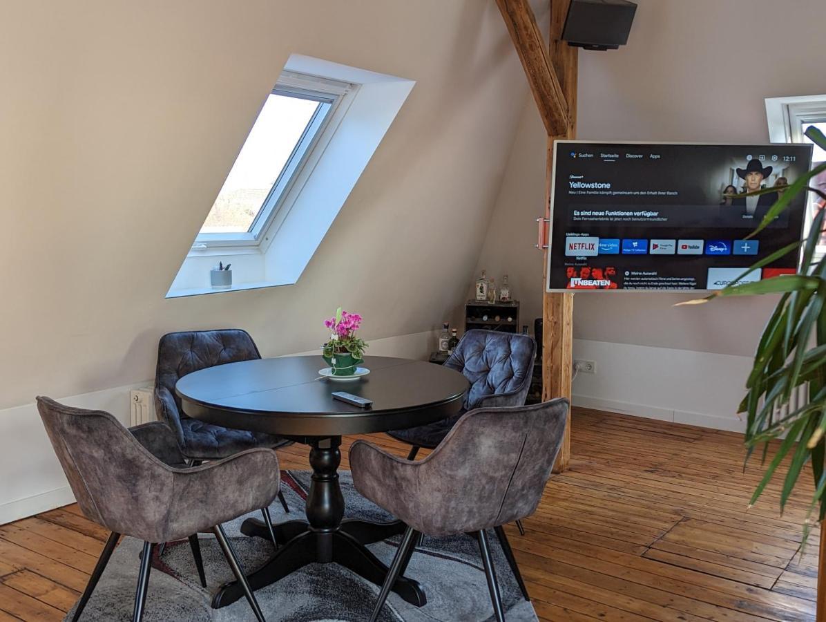 Luxurioeses Penthouse Mit Dachterrasse & Massagesessel Em-Apartments Deutschland Bielefeld Exterior foto
