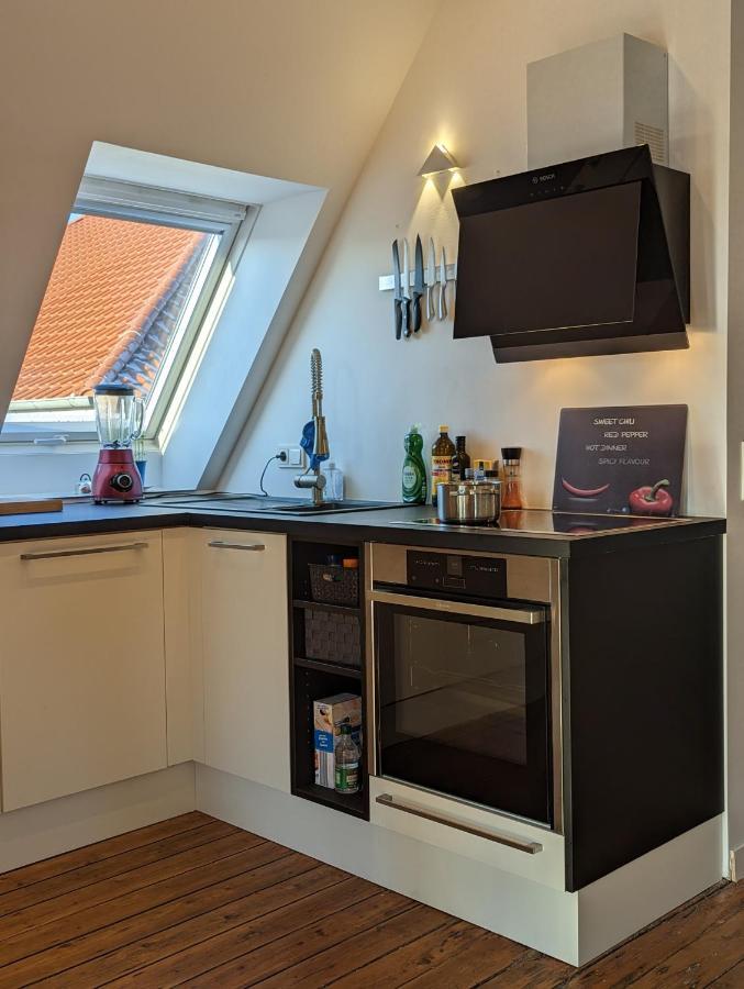 Luxurioeses Penthouse Mit Dachterrasse & Massagesessel Em-Apartments Deutschland Bielefeld Exterior foto